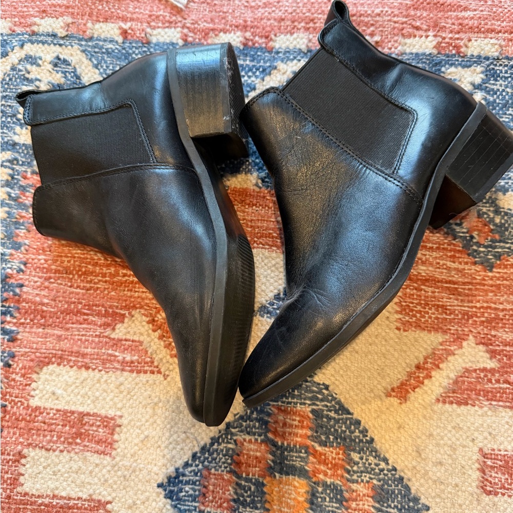 Steve Madden Black Ankle Booties